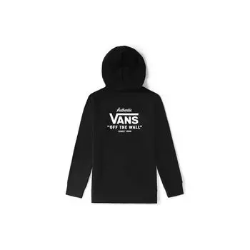 Vans Толстовка с капюшоном с логотипом и надписью «Письмо», унисекс, толстовки, черный цвет VN0A54NLBLK S