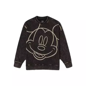 Vans Толстовка с круглым вырезом и надписью X Disney Cartoon Letter, унисекс, черная VN000HD2BLK L