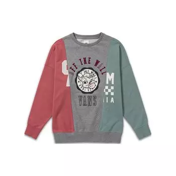 Vans Толстовка с круглым вырезом и принтом животных в виде алфавита, женские топы, разные цвета, VN0008YVBQU1 M