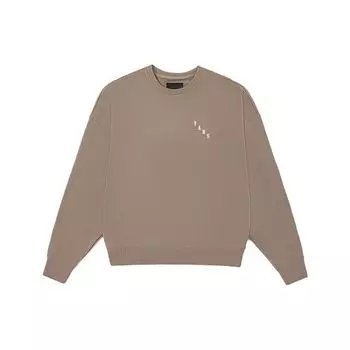 Vans Толстовка с круглым вырезом в клетку с буквами Унисекс-толстовка светло-коричневого цвета VN0A7YGQYEH XXL