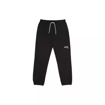 Vans Трикотажные спортивные брюки с буквенным принтом и завязками, мужские низы, черные VN0008XTBLK L