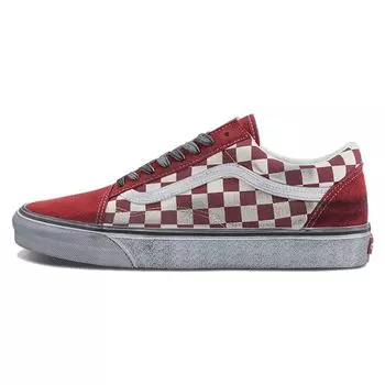 Vans Old Skool удобные и прочные низкие кроссовки для скейтбординга унисекс красные VN0007NTY52 35