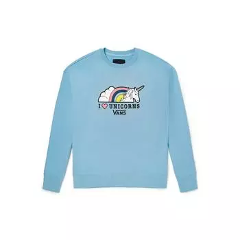 Vans Unicorn Sweet And Salty японский стиль пуловер с капюшоном унисекс толстовки туманно-голубой VN0A5H5SZJ2 L