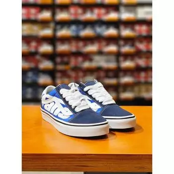 Vans Unisex Classic Old School Jumbo Vans Blue White Vn000ct8y6z Sneakers 220