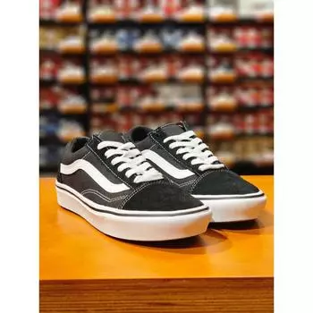 Vans Unisex Comfikush Old School Black White Vn0a3wmavne Sneakers 220