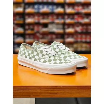 Vans Unisex Og Vault Authentic Lx Checkerboard Loden Green Vn0a5fbdldn Sneakers 225
