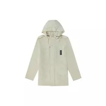 Vans Utility Multi-Pocket Hooded Jacket Men Jackets White VN0A5DYR3KS XS