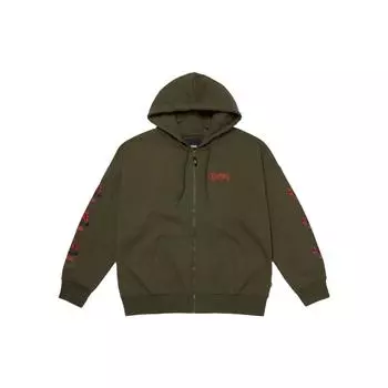 Vans Узор вышитый приталенный худи мужские топы зеленый VN000FU5KCZ M