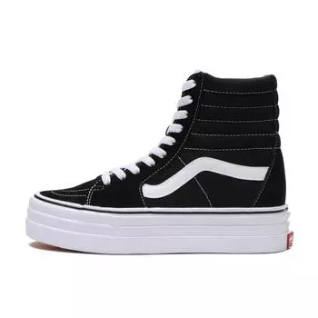 VANS V38CF HIHI3SOLE SKATE HI HIGH 3 SOLE BLACK WHITE.