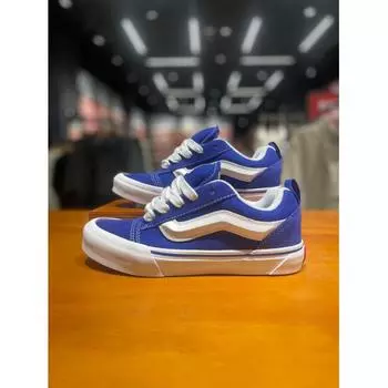 Vans [Vans] Детские новые школьные кроссовки синие Vn000cyubes Blue/175