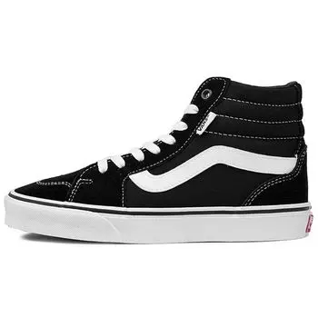Vans Высокие черные кроссовки унисекс Filmore белые VN0A5HZLIJU
