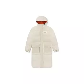Vans Warm Long ветрозащитный пуховик с капюшоном унисекс верхняя одежда белый VN0A4UT93KS M