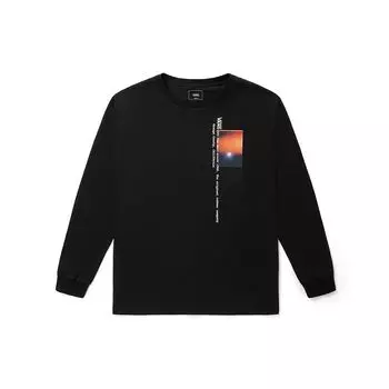 Vans X Dahahm Collaboration Fun Pattern Повседневная футболка с длинным рукавом унисекс Топы Черный VN0A5H55BLK XS