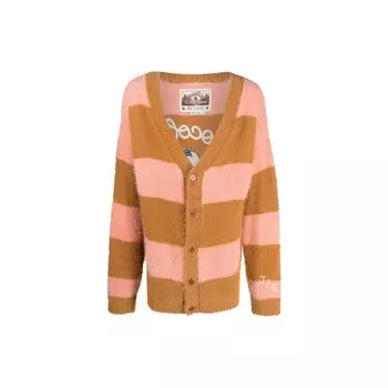 Vans X Joe Freshgoods Co-Branded Color-Block Striped Cardigan на пуговицах Tops Unisex Multicolor VN0A7SQ1ZEE