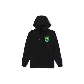Vans X Mami Wata Collaboration Letter Animal Badge Surf Hoodie Unisex толстовки с капюшоном черного цвета VN0006DTBLK L