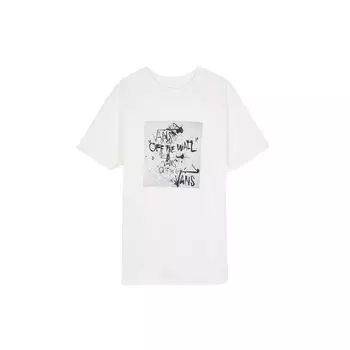 Vans X Ralph Steadman Artist Collaboration напечатанная повседневная футболка с коротким рукавом для мужчин, топы белого цвета VN0A3WEVWHT M