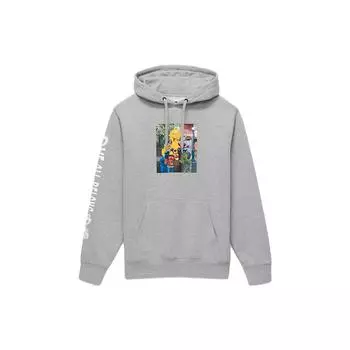 Vans X Sesame Street Collaboration SS23 Фотопринт Толстовка с капюшоном унисекс толстовки серые VN0008HM02F L