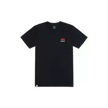 Vans Женская футболка с коротким рукавом и логотипом скейтборда, черные VN0A4BRQBLK XS