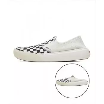 Vans ComfyCush One Checkerboard Marshmallow Black VN0A45J5Q4O1 ComfyCush One Checkerboard Marshmallow Black
