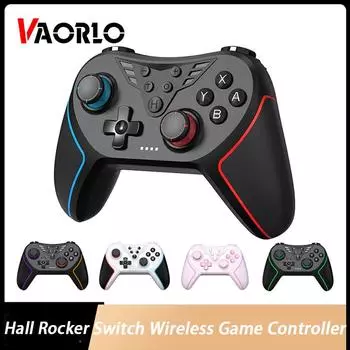 VAORLO для Switch Pro, беспроводной Bluetooth-геймпад, линейный джойстик, макропрограмма, компьютерный геймпад с датчиком движения