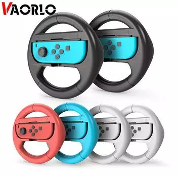 VAORLO Joycon игровое рулевое управление, гоночная ручка, держатель рулевого колеса, крепление для Nintendo Switch, Oled/NS Joy-Con, поддержка рукоятки контроллера чёрный
