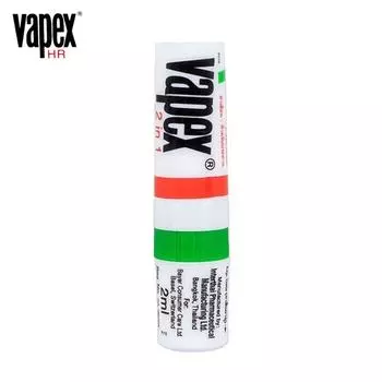 Vapex Назальный ингалятор с ментолом для облегчения заложенности головокружения и простуды 2 мл 1 шт. / 6 шт. - тайский 2 ml