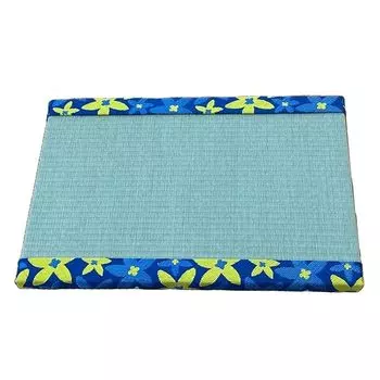 Вараку красавица мини татами Декоративный татами декоративная подставка кукла постамент фигурка постамент (фуруру синий, очень большой размер 35см x 25см (толщина