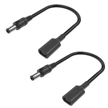Varbmt 5.5мм*2.5мм USB-C power pd кабель для зарядки 15Вт(5В-3А) быстрая зарядка USB Type C PD в DC кабель преобразования длина 30 см многократная защита износа
