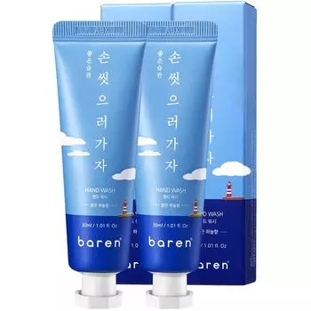 Varen Let s go wash your hands, портативное средство для мытья рук, аромат чистого неба, 30 мл, 2 шт.