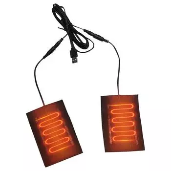 Варежка-грелка 5 В зимняя грелка USB грелка для женщин мужчин 2 в 1 грелка электрическая грелка держит руки в тепле чёрный