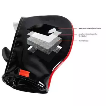 Варежки на руль зимние мотоциклетные варежки на руль ветрозащитные водонепроницаемые перчатки на руль велосипеда теплые перчатки для мужчин и женщин