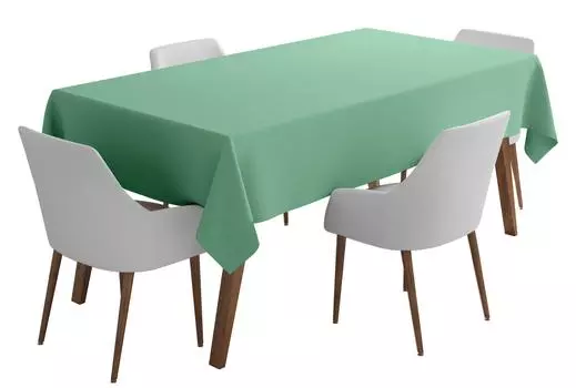 Vargottam Скатерть для дома и улицы 58x102 дюйма, прямоугольная скатерть, водонепроницаемая скатерть для патио 58x58 Inches With Umbrella Hole бежевый