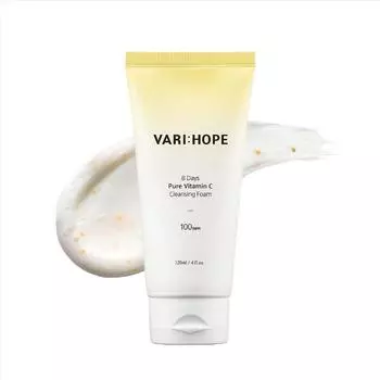 Vari:Hope 8 Days Pure Очищающая пенка с витамином С 120 мл