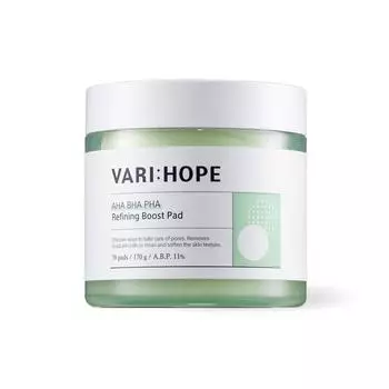 [VARI:HOPE] AHA BHA PHA Refining Boost Pad 170g 70EA