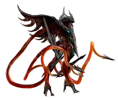 Вариант монстров Gamera 3 Evil God Iris Awakening Yanagi Shou Iris Обычный цвет Общая длина 350 мм Окрашенный ПВХ Завершенная фигурка HMA. ок.