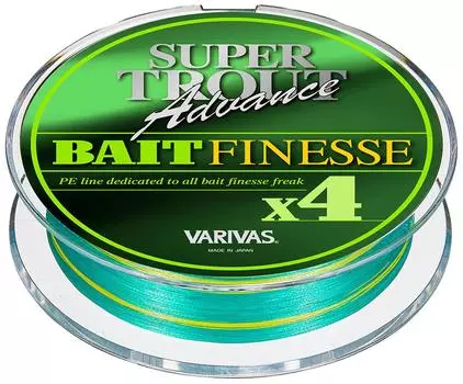 Varibas Super Trout Advanced Bait Finesse PEX4 100M Светло-зеленый Светло-желтый Нет. 0,5 +