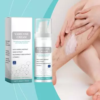 Varicream с экстрактом конского каштана и гречихой, для ежедневного ухода за уставшими и тяжелыми ногами One Size