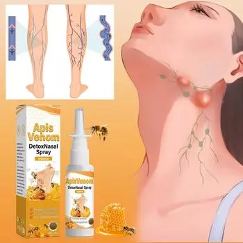 Варикозное расширение вен APIS назальный спрей прополис очиститель носовых отверстий заложенность носа для рабочего класса и вождения очиститель носа 30 мл One Size жёлтый