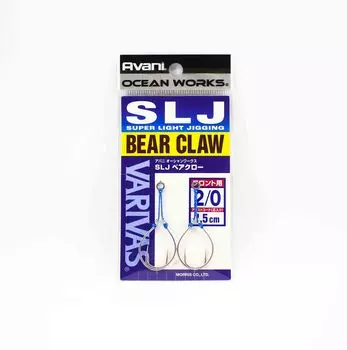 Varivas AH-102 Ocean Works SLJ Медвежий коготь Передний помощник 1,5 см Размер 2/0 (4426)