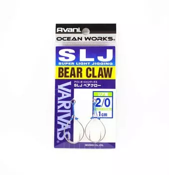 Varivas AH-105 Ocean Works SLJ Bear Claw Задний ассистент 1 см, размер 2/0 (4457)