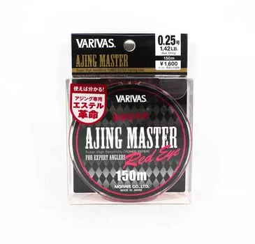Varivas Ester Line Ajing Master Red Eye 150 м 0,25, 1,42 фунта (8722)