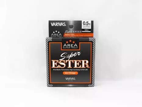Varivas Ester Line Super Trout Area Orange 140 м 0,5, 2,3 фунта (7976)