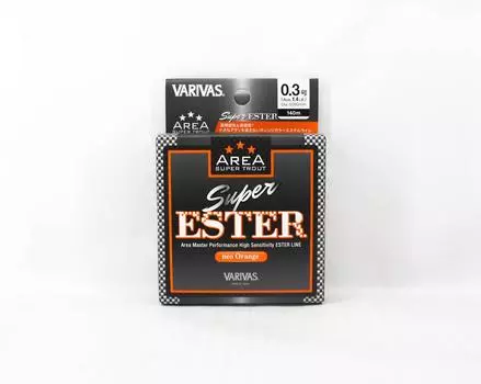 Varivas Ester Line Super Trout Area Оранжевый 140 м 0,3, 1,4 фунта (7952) оранжевый