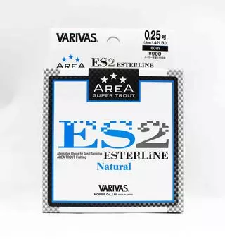 Varivas Ester Line Trout Area ES2 Natural 80 м 0,25, 1,42 фунта (5270)