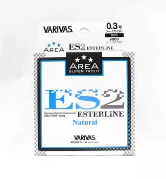Varivas Ester Line Trout Area ES2 Natural 80 м 0,3, 1,75 фунта (5287)