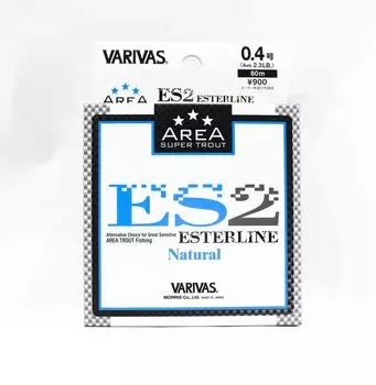 Varivas Ester Line Trout Area ES2 Natural 80 м 0,4, 2,3 фунта (5294) чистый