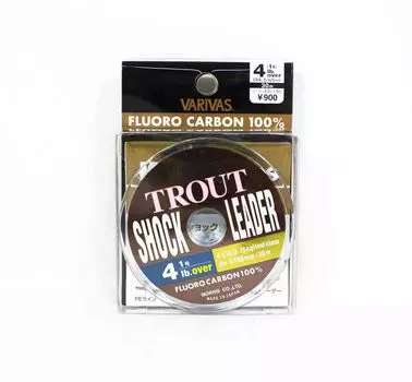 Varivas Fluorocarbon Форель Шок-Лидер Леска 30м 1.0, 4lb (2114)