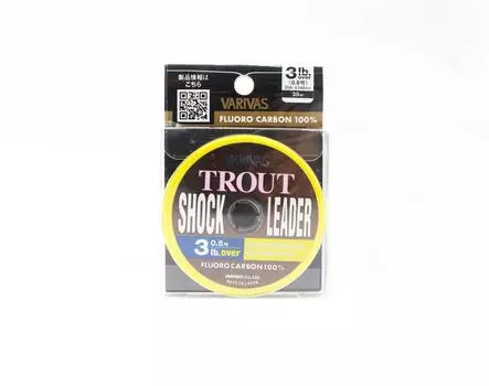 Varivas Fluorocarbon Форель Ударная Леска Лидер 30 м 3 фунта (5200) чистый