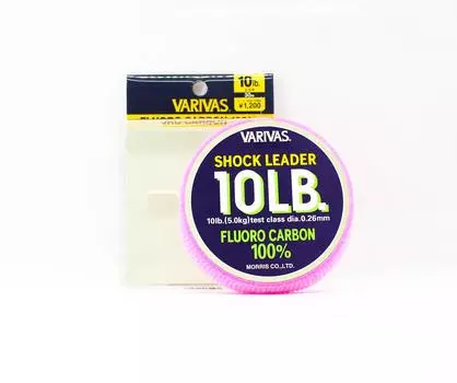 Varivas Fluorocarbon Shock Leader Line 30 м 10 фунтов (0467)