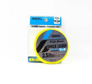 Varivas Фторуглерод Ti-F Титановая леска Light Game 30 м 0,6,0,13 мм 2,5 фунта 004 чистый